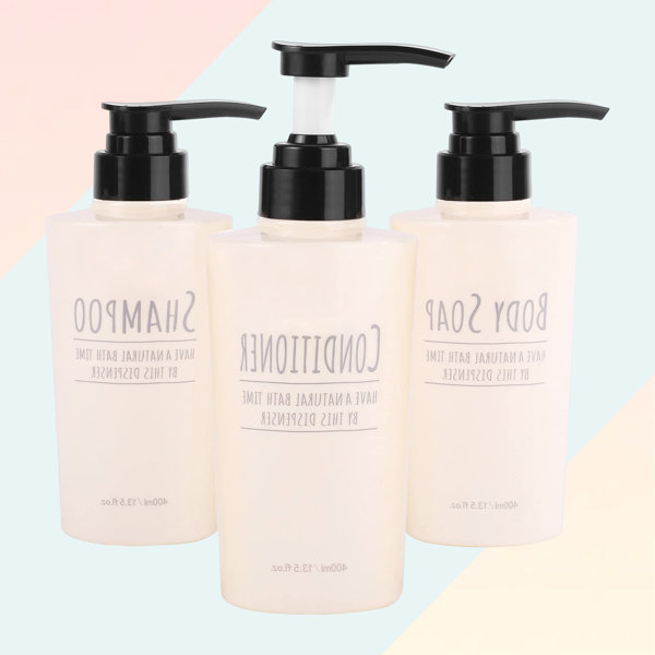 Latitude Run® Refillable Shampoo and Conditioner 3 Piece Lotion